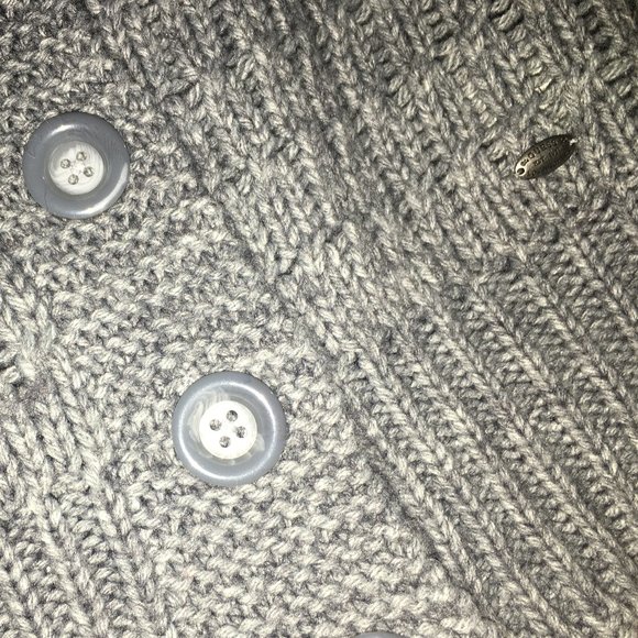 Guess Folded Collar Alpaca Button up Cardigan - Picture 6 of 7